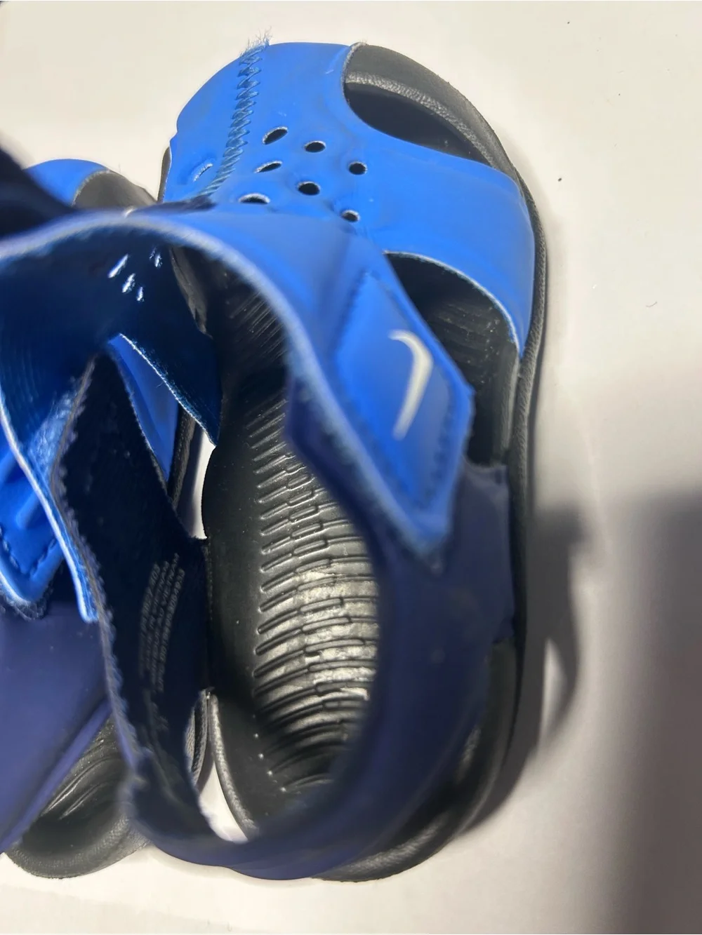 Nike Sunray Protect 2 Toddler Sandals Size 5C Signal Blue Black 943827-403